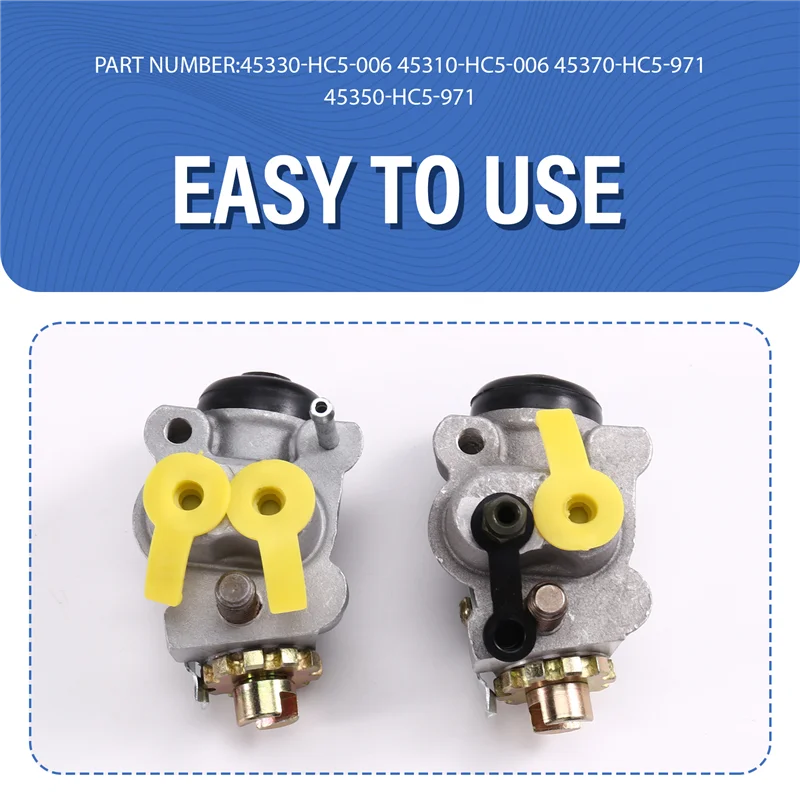 

Dependable-For Honda Fourtrax 300 4X4 TRX300FW 1988-2000 Front Brake Wheel Cylinders 45330-HC5-006 45310-HC5-006 45370-HC5-971