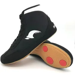 Sapatos de boxe para homens e mulheres, tênis de combate, equipamento de treinamento, botas de luta, equipamentos de ginástica, tamanho grande 35-46