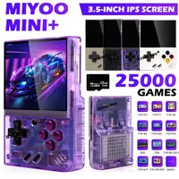 MIYOO MINI PLUS Open Source Retro Classic Portable Arcade 3.5 Inch IPS HD Screen Linux System Classic Handheld Game Console Gift