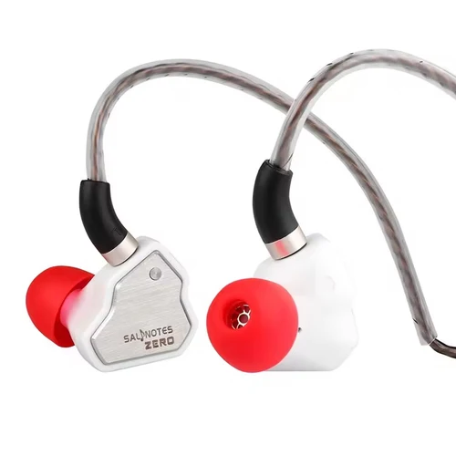 Imagen 2 del producto 7Hz Salnotes Zero 1 HiFi 10mm controlador dinámico en el oído auricular IEM diafragma compuesto de Metal imán N52