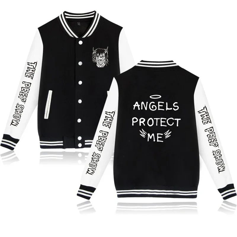 

Casual Harajuku long sleeve Lil Peep baseball jacket tops women/men clothes print XXS to 4XL