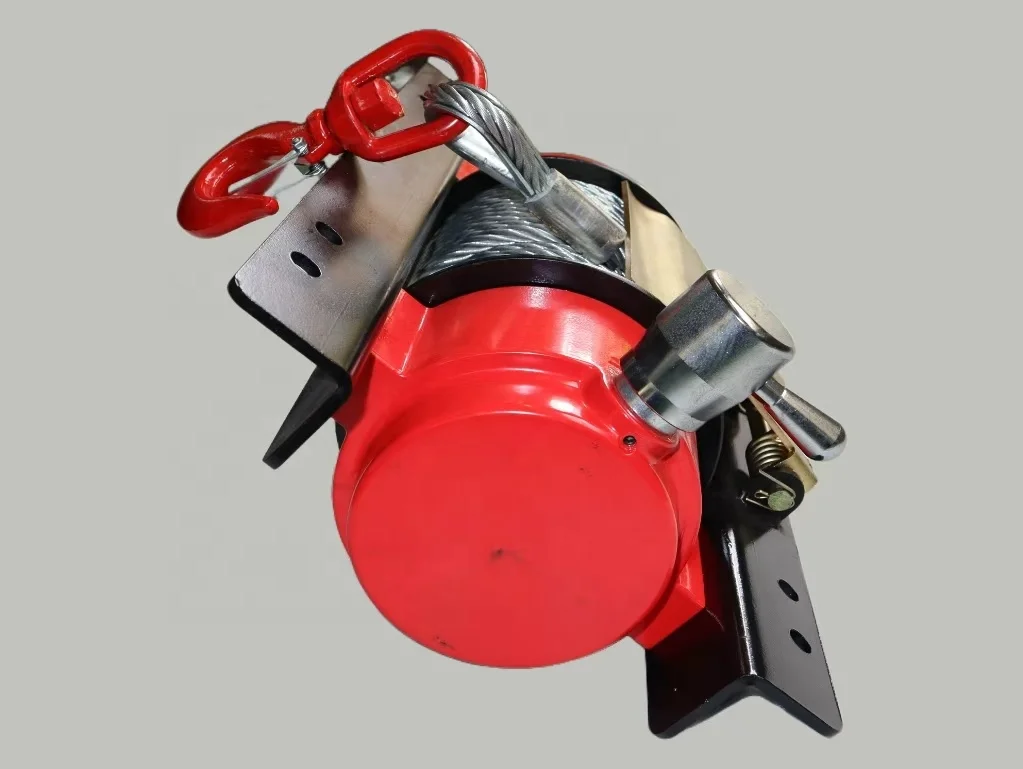 Hydraulic Winch with Steel Wire Rope for Boat Cranes Rescue Vehicles