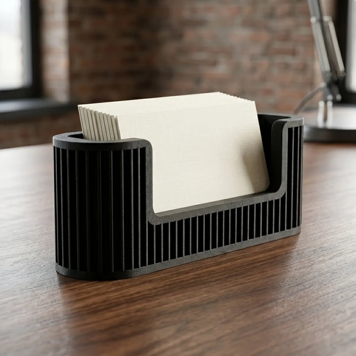 Business Card Holder and desktop Storage Box, Suitable for Office Reception Desk, Suitable as a Gift