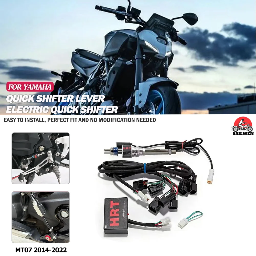 

For YAMAHA MT07 mt07 MT-07 2014-2022 Motorcycle one-way/two-way quick shift lever gear shifter quick transmission