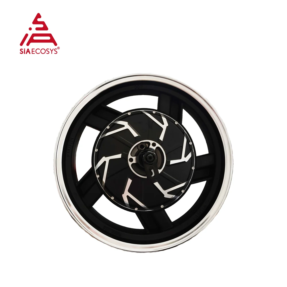 QS موتور 17x3.5 بوصة 3kW 260 40H V3/V4 نسخة BLDC سكوتر كهربائي دراجة نارية في محور عجلات المحرك مع مجموعات التحويل #3