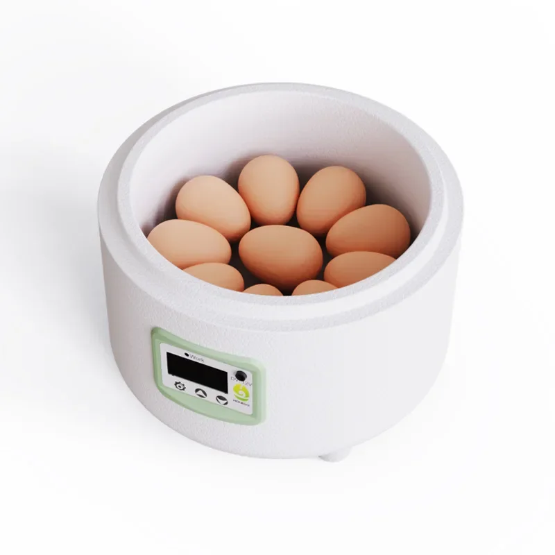 Factory Direct Supply New Dual Power Water Bed Chicken Incubator 9 Egg Incubator for Small Household Duck Goose Rutin