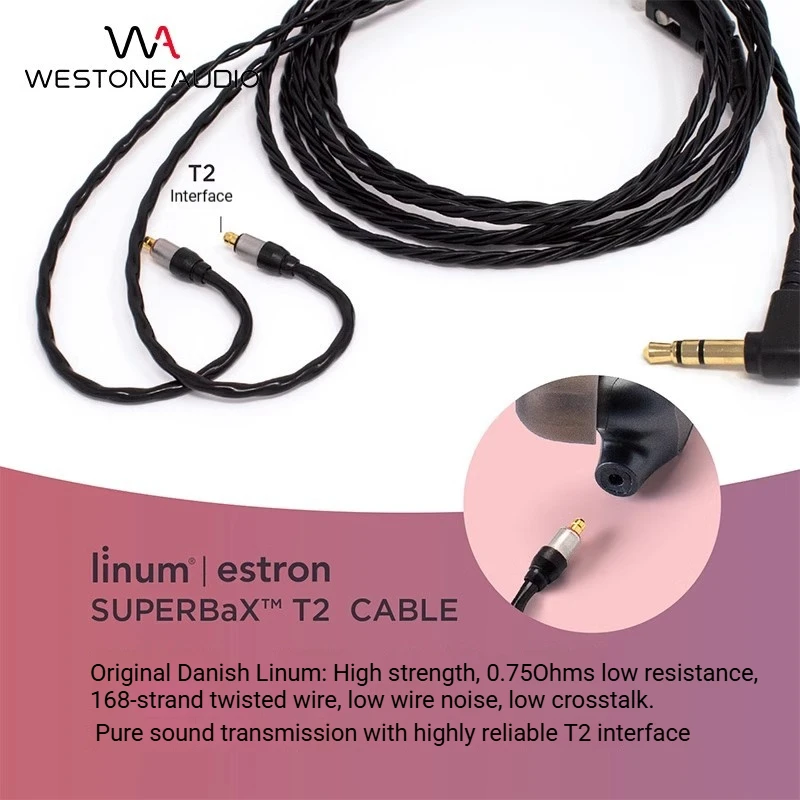 Westone Mach 60 Universal IEM Wired Earbuds - 6 Balanced Armature Driver Professional Musician in Ear Monitor Earphones