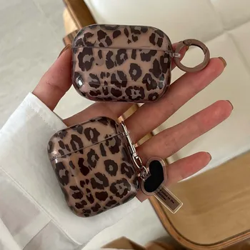 สีน้ําตาล amber cool imd หูฟังไร้สายบลูทูธกล่องชาร์จสําหรับ appe airpods 4 3 pro 2nd 2 1 ชุดหูฟัง cover fundas