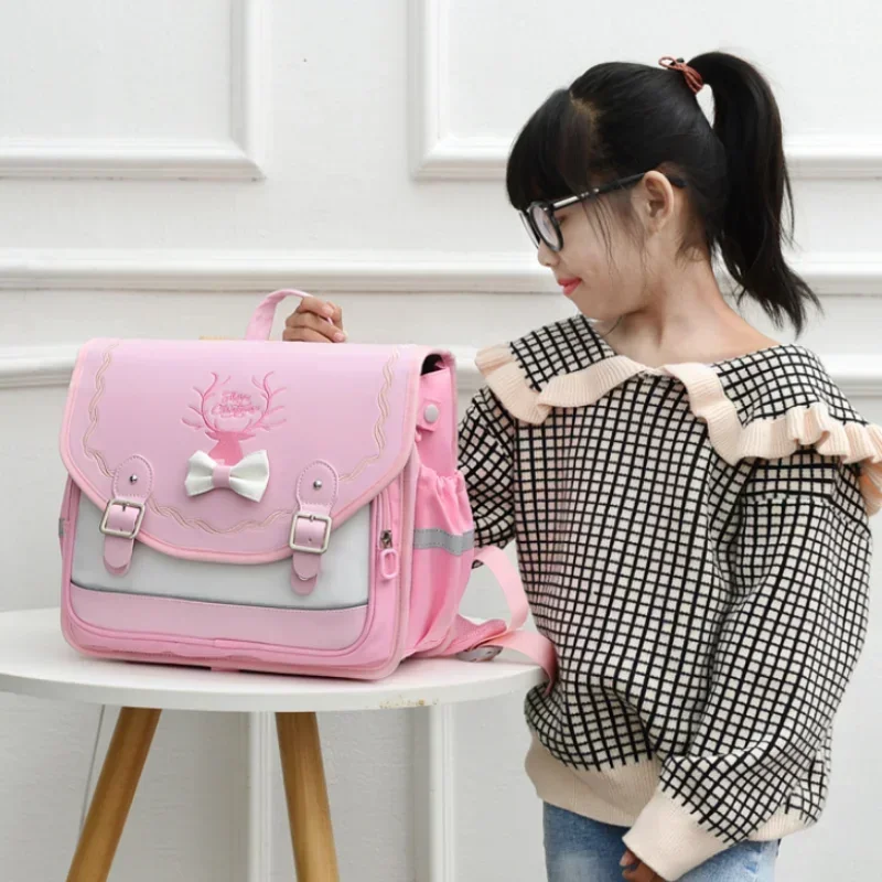 Girls Cute Backpack Waterproof 2024 Hot Sale Women's Bags Student Grade 1-3 Infantil School Bags Mochila Escolar Para Meninas