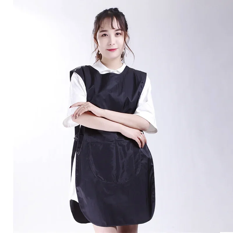 1Pc Waterproof Salon Hairdressing Apron Front-Back Hair Cutting Cape for Barber Hairstylist Styling Cloth