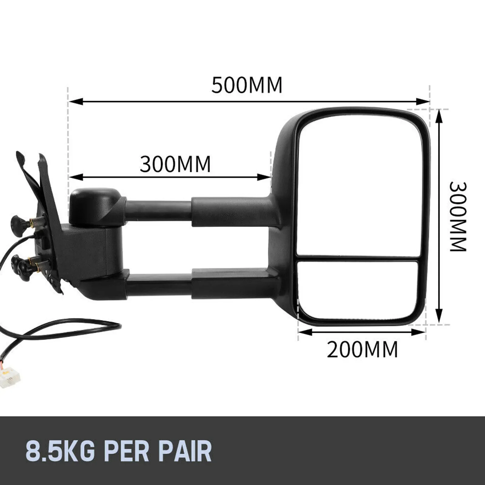 

Раздвижные зеркала для тягача для NISSAN патруль GU Y60/Y61/Y62 1997-текущая пара