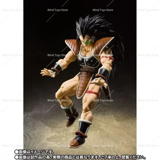100% الأصلي بانداي Shf Sh Figuarts Raditz عمل الشكل أنيمي نموذج اللعب التماثيل البلاستيكية الهدايا جمع الهدايا في الأوراق المالية