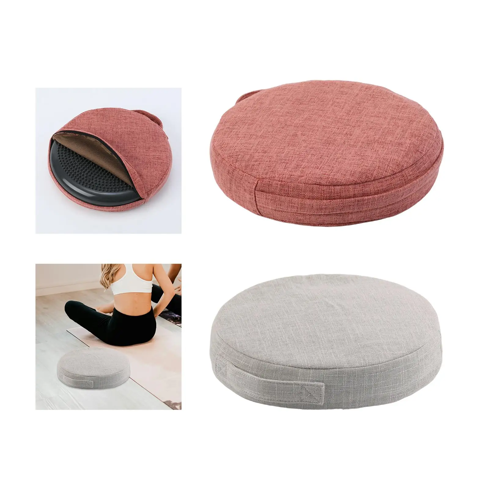 Balance Disc Cover for Exercise Cushion Protects Balancing Pillow Disc Bag Home Outdoor Use Portable