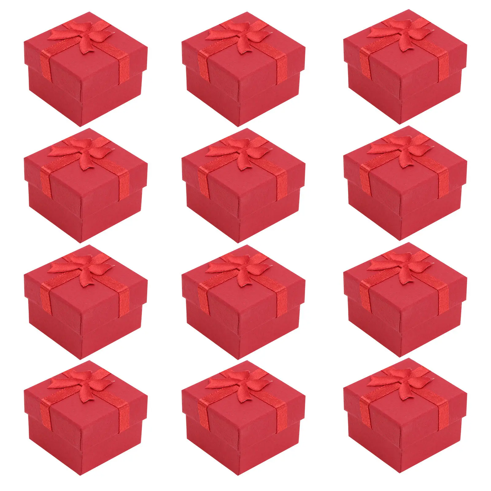 

30Pcs Jewelry Storage Boxes Elegant Bowknot Design Gift Organizer Cases Small Size for Earring Necklace Bracelet Party Candy