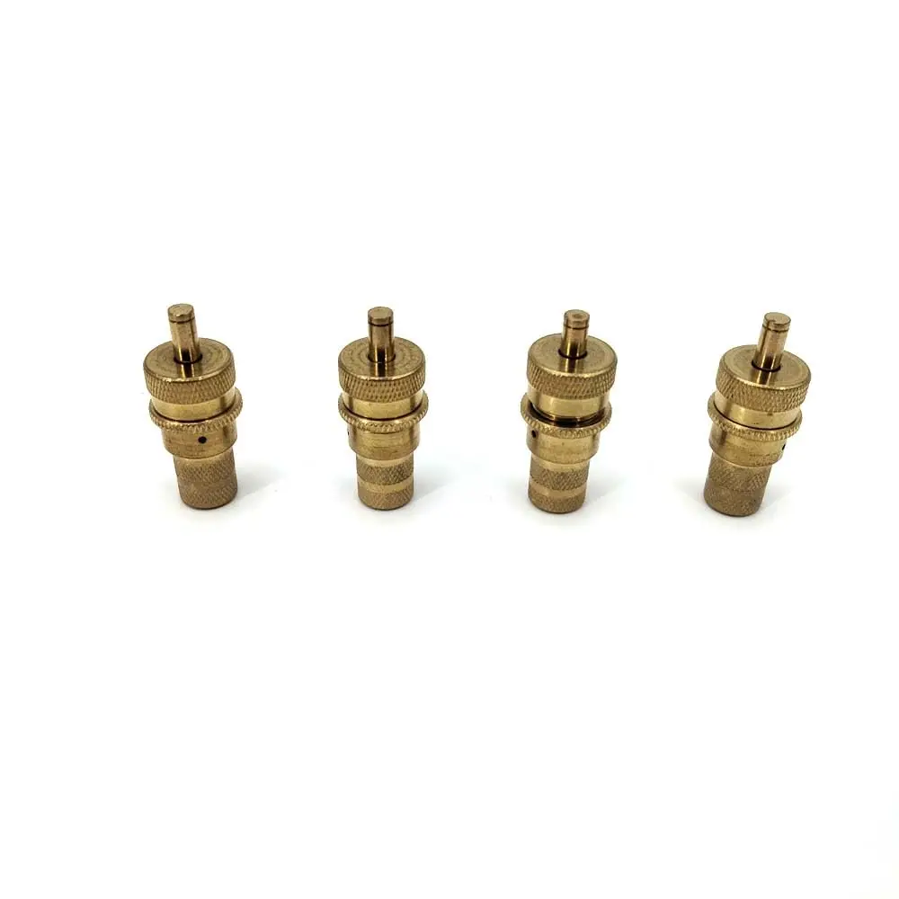 

4x Brass Automatic Tire Deflator Kit Adjustable 6-30PSI Tyre Air Valve Core Tool