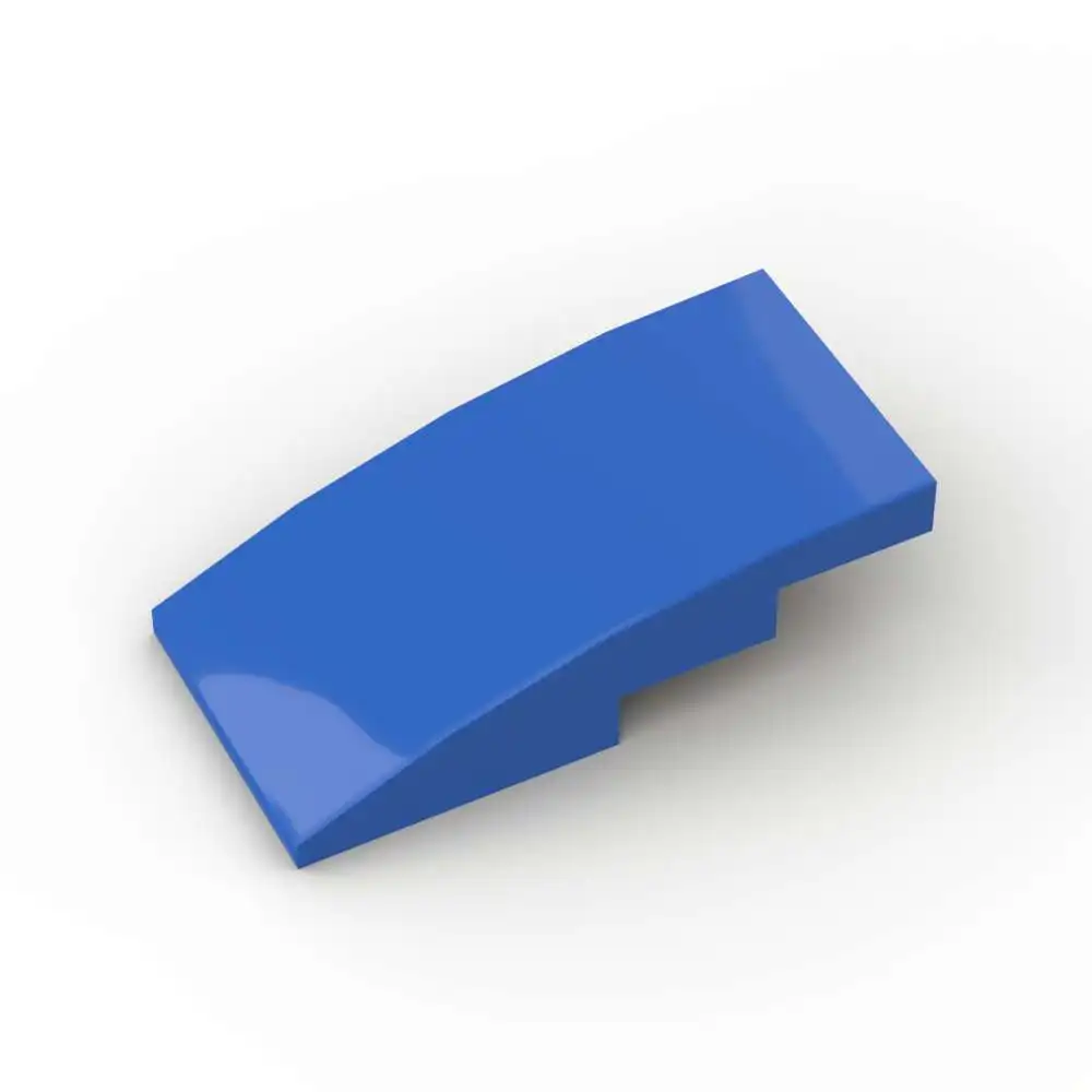 MOC 10個入りパーツブロック93606スロープカーブ4x2ビルディングブロックセット教育用ハウスパーティクルパズルDIYおもちゃ誕生日キッズギフト