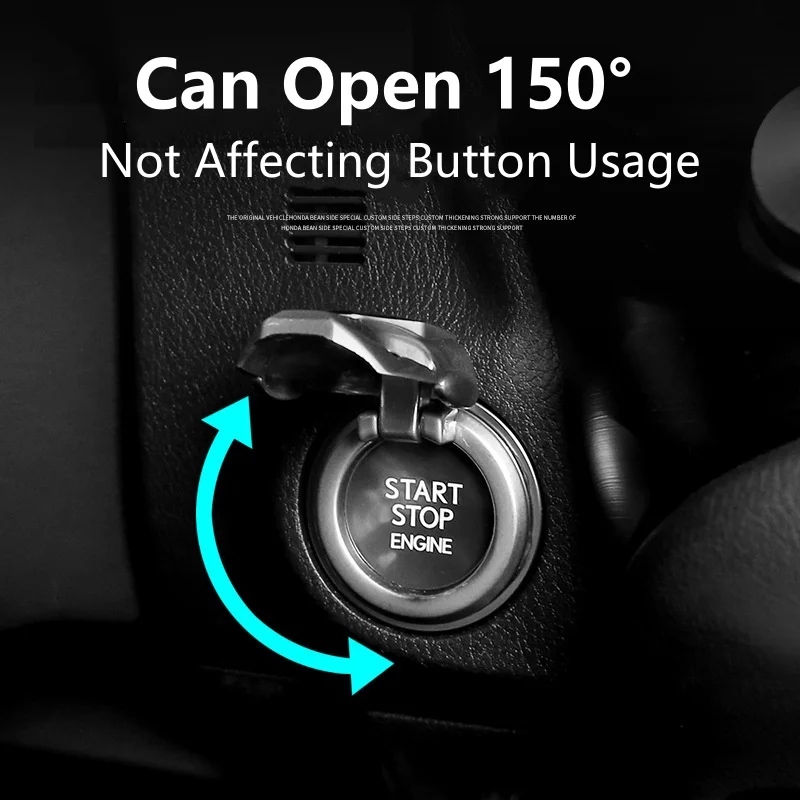 Car Engine BUTTON START Universal Engine Ignition Start Stop Switch Decorative Push Button Cover Flip Up Lid Car Styling