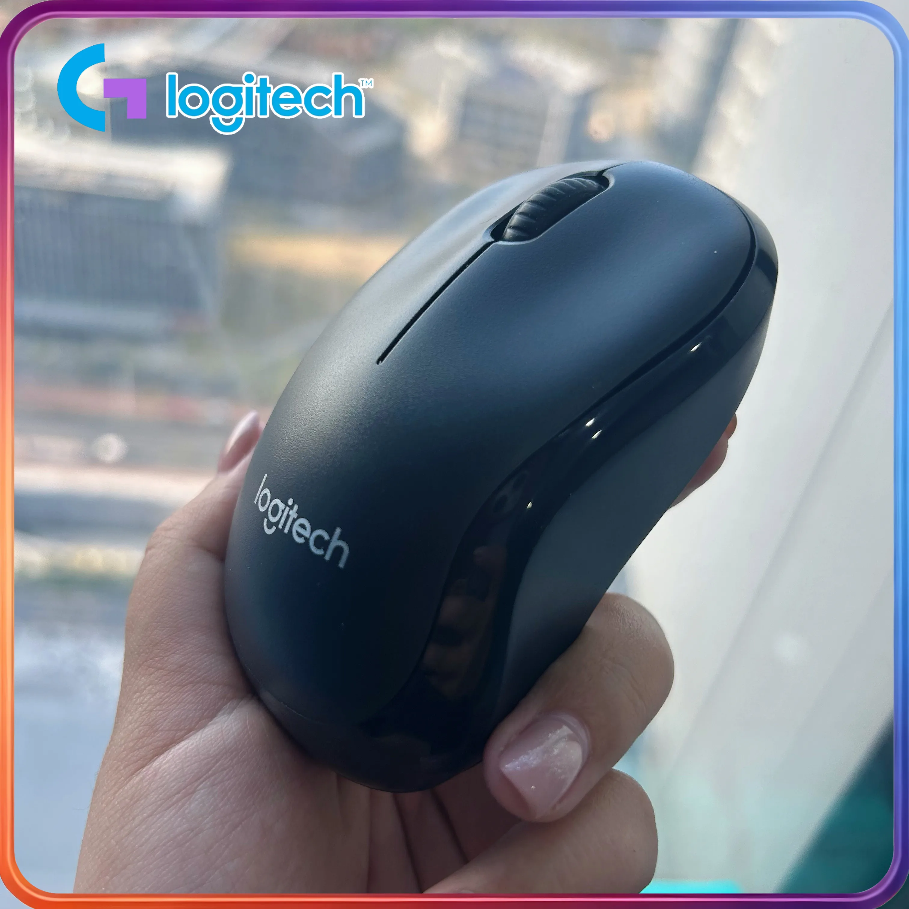 

Logitech M220 Wireless Silent Mouse, 2.4G Optical Sensor, Ergonomic Design, Multi-System Compatible.