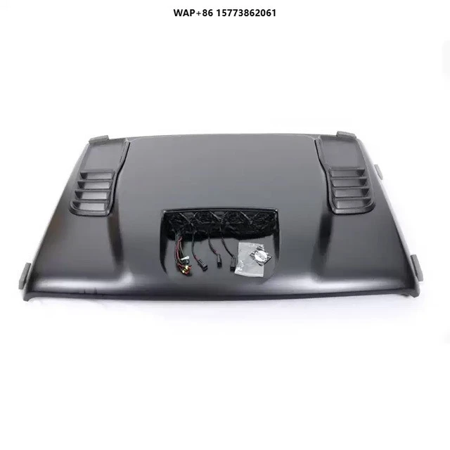 

Cold-rolled Steel Warrior Type Engine Bonnet Hood With Lights for Tank 300