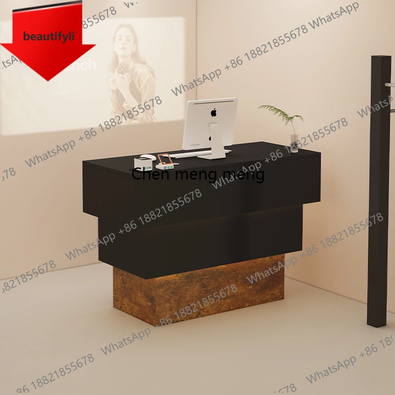 

A46 Hair Salon Cashier Reception Desk Counter Beauty Salon Reception Desks Beauty Escritorio De Recepcion Commercial Furniture