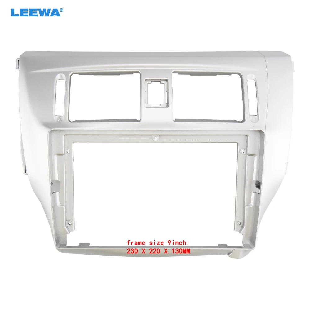 LEEWA Car 2Din Audio Face Plate Fascia Frame For Great Wall Voleex C30 (LHD) 13-20 9