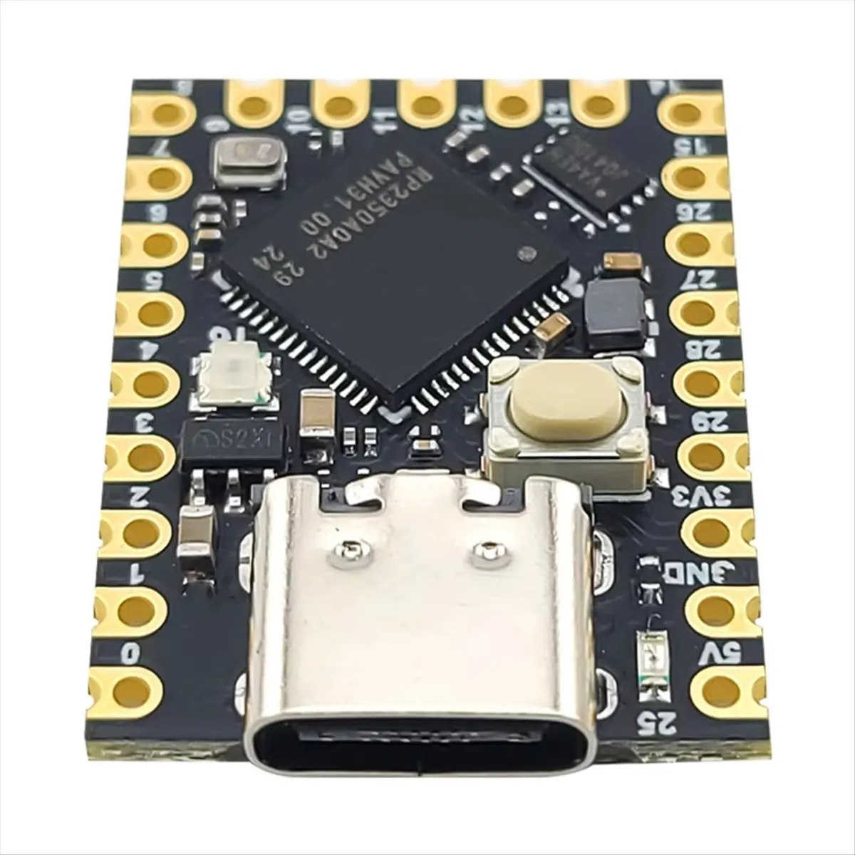 لوحة تطوير صفر RP2350 لـ Super Mini Pico2 RP2350 ثنائي النواة 150 ميجا هرتز 520 كيلو بايت USB Type-C