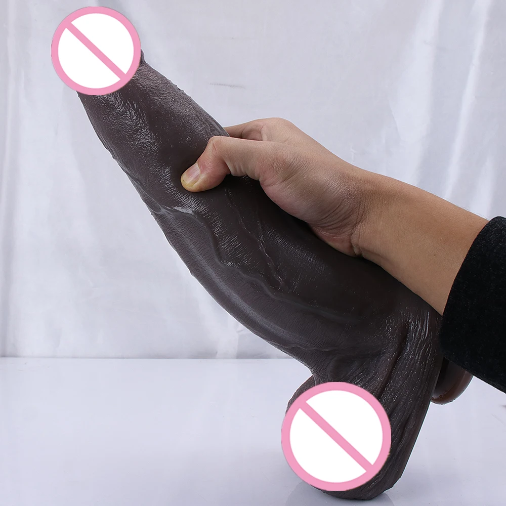 XXL Dildo Super Huge Realistic Silicone Big Penis Adult Suction Cup Anal Sex Toys For Couples Strapon Felame Vagina Masturbator