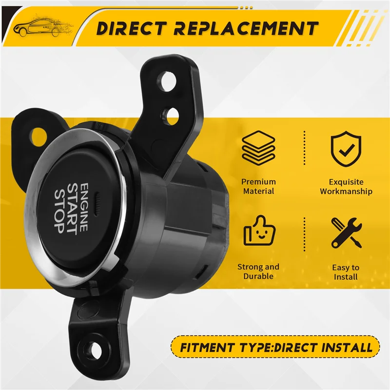 

Push To Start Ignition Switch / Start Stop Button Switch 95430-3W900 954303W900WK For Kia Sportage 2010-2016