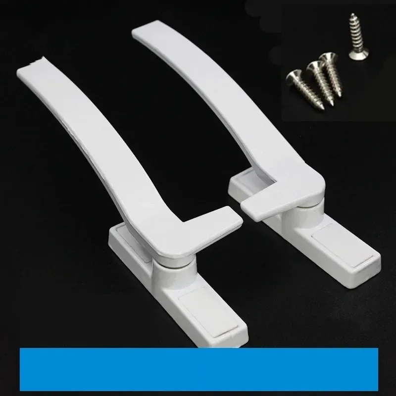 1 Pair White Replacement UPVC Window Handles Hand Zinc Alloy Window Hardware Door Handle