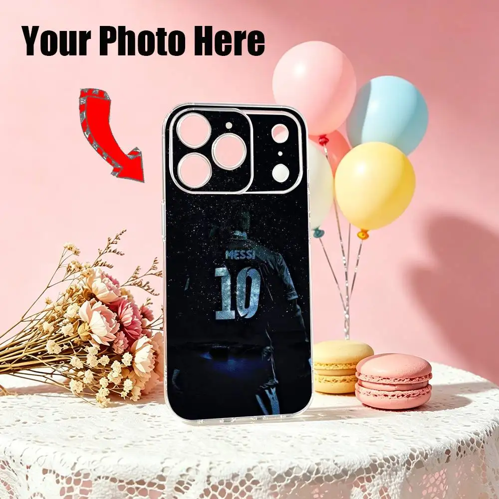 

Football 10 Hot Selling Messi Phone Case For iPhone 17 16 15 14 13 12 Mini Pro Max Plus Transparent Cover