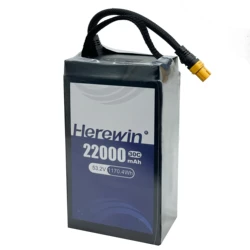 Herewin 30C 14S1P 53.2V 22000mAh Semi-solid-drone battery for Lifting UAVs transportation, survey agriculture Drones