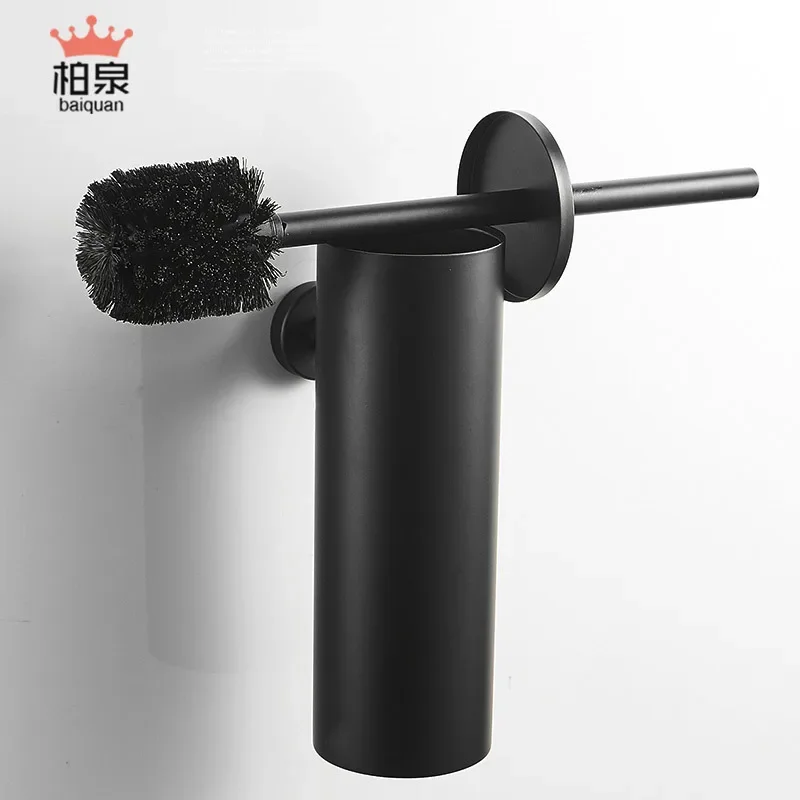 Bathroom Brush Toilet Brush Holder Multiple Installation Options Stylish WC Toilet Brush in Various Colors