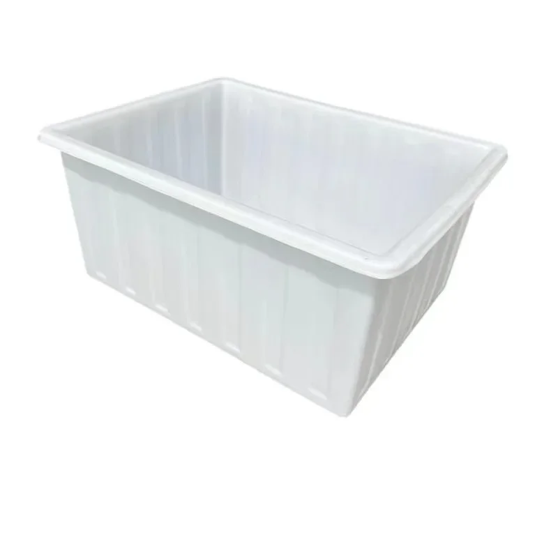 Breeding beef tendon water tank plastic thickened with drainage large fish turtle water storage with cover rectangular bubble