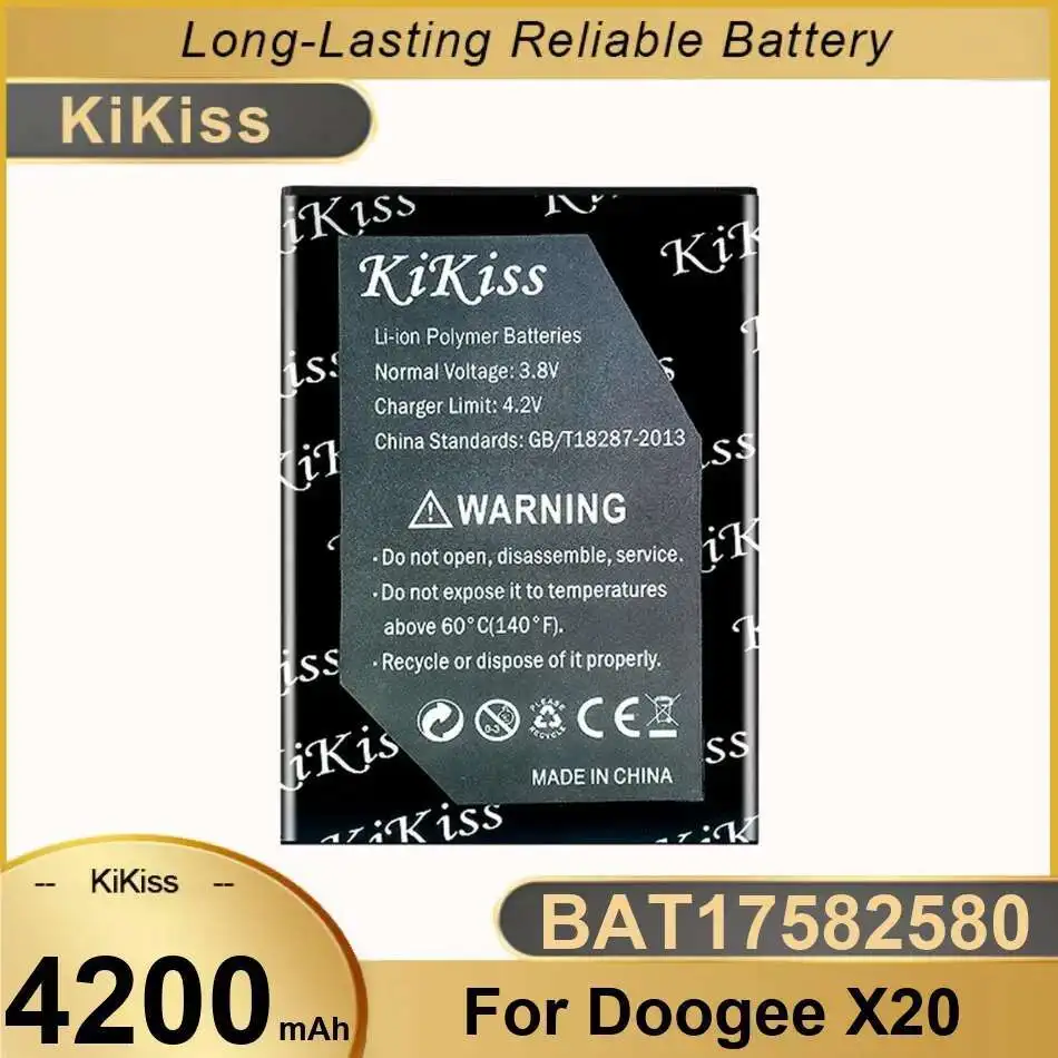 

Для Doogee X20 Надежная мощность 4200 мАч Аккумулятор мобильного телефона BAT17582580 Длительная производительность