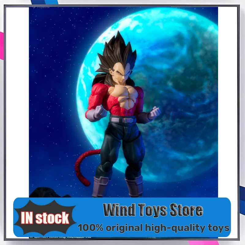 

Original Bandai S.H.Figuarts Shf Super Saiyan 4 Vegeta Dragon Ball GT in Stock Anime Collection Action Figures Mode Toys