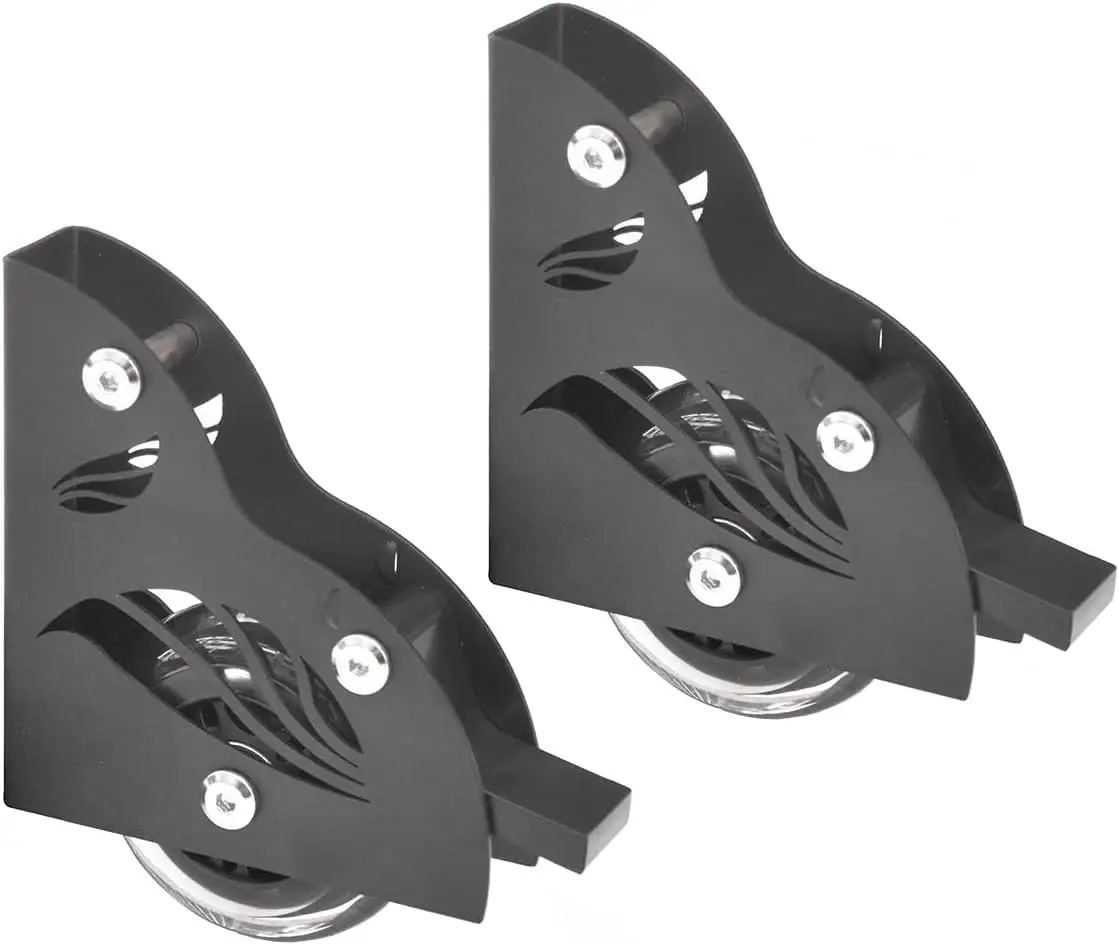 4FT-16FT Rolling Rustic Black Steel Sliding Library Office Ladder Hardware Track