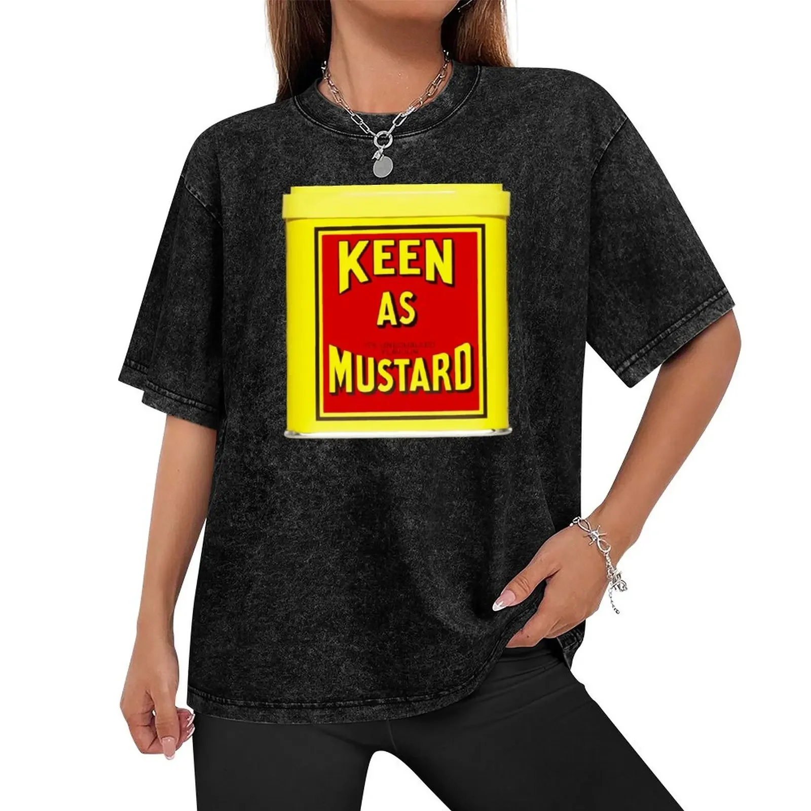 Keen as Mustard T-Shirt quick drying shirts graphic aesthetic clothes men t shirts high quality