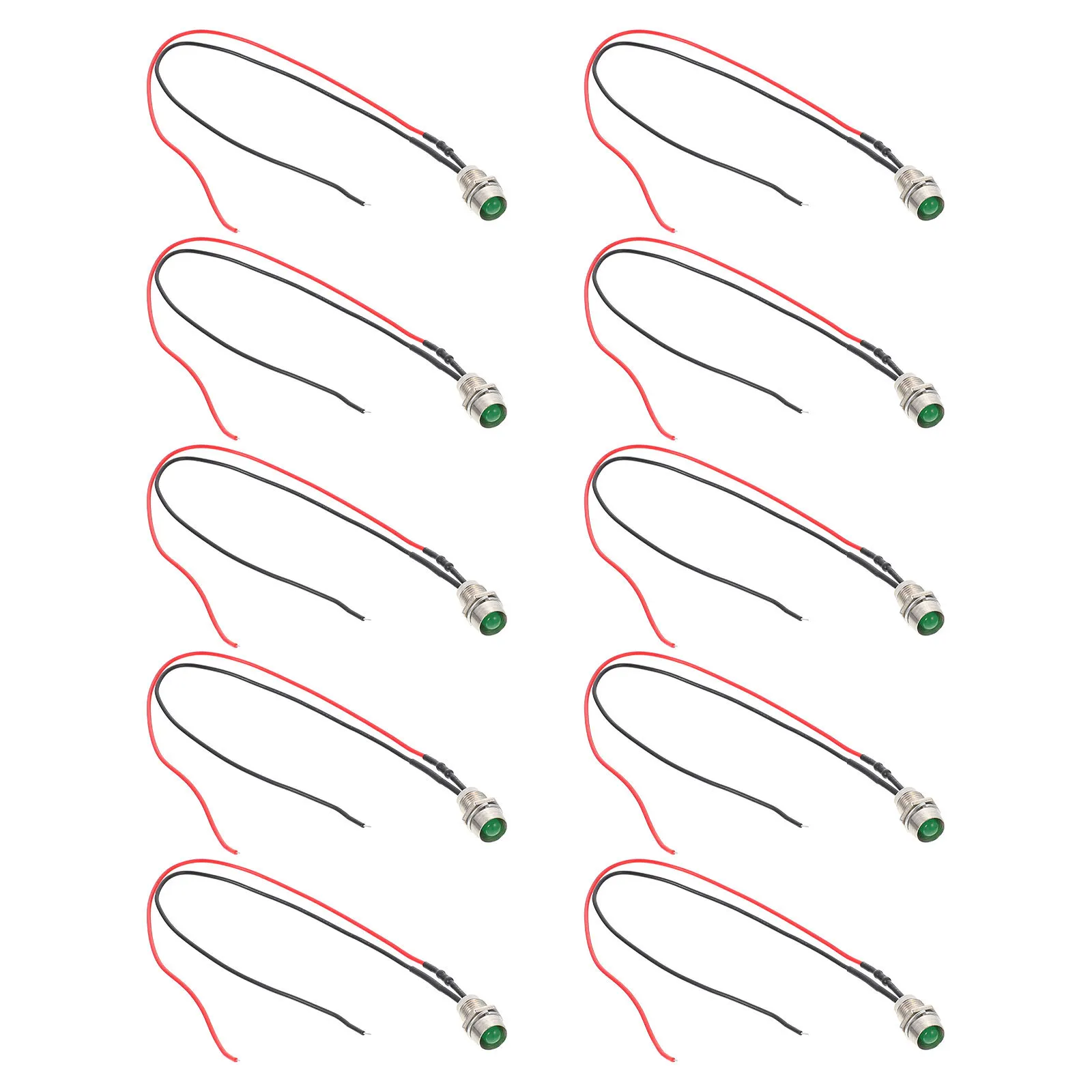 10 قطعة ضوء مؤشر LED ضوء معدني ممتاز لأداة معدات المصنع السفينة مخرطة باستخدام الحاسب الآلي استغلال الزيت الاتجاهي