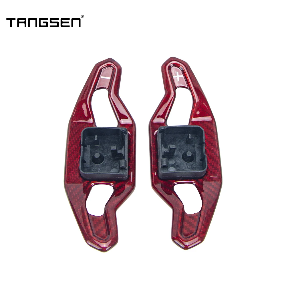 Replace Carbon Fiber Car Steering Wheel Paddle Shift for Audi A3 S3 RS3 A4 S4 RS4 A5 S5 RS5 A6 S6 A7 S8 Q7 RS6 C7 C8 RS7 TT RS6