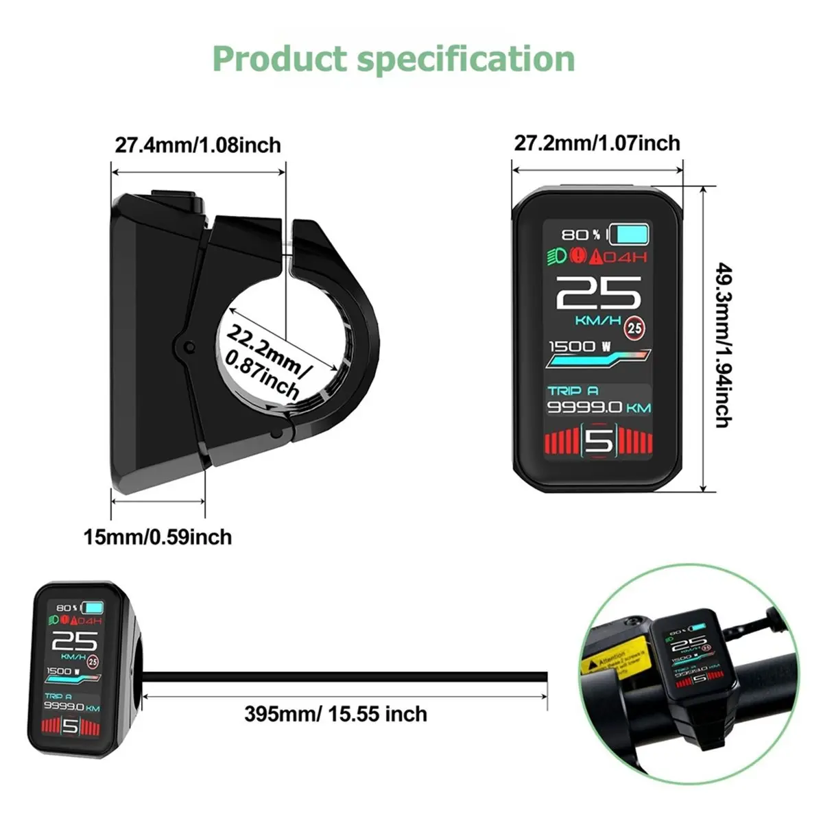 【a60i~】-pantalla-vd18mt-para-bicicleta-electrica-compatible-con-protocolo-can-motor-central-pantalla-de-5-pines