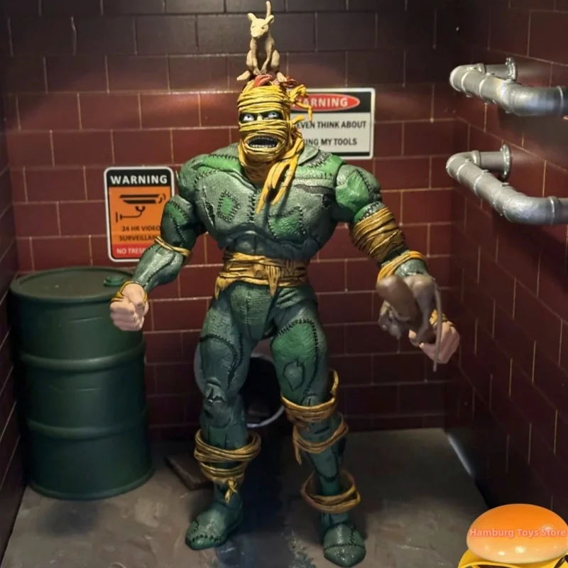 

Genuine Ninja Turtles Neca 54371 Teenage Mutant Comic Version Mouse King Decoration Model Collection Doll Toys