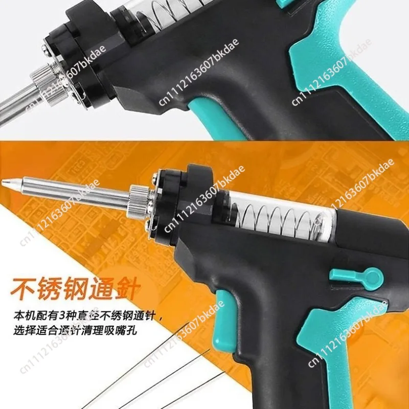 SS-331H Electric Desoldering Pump, Heated Solder Suction Gun, Powerful Desoldering Iron For Circuit Board Repair Soldering Work