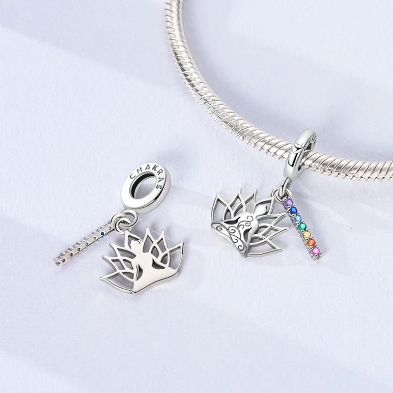 Charms 925 Sterling Silver Soccer Basketball Boxing Yoga Baseball Charm Bead Pendant Sports Series Fit Bracelet DIY Jewelry Gift view 5