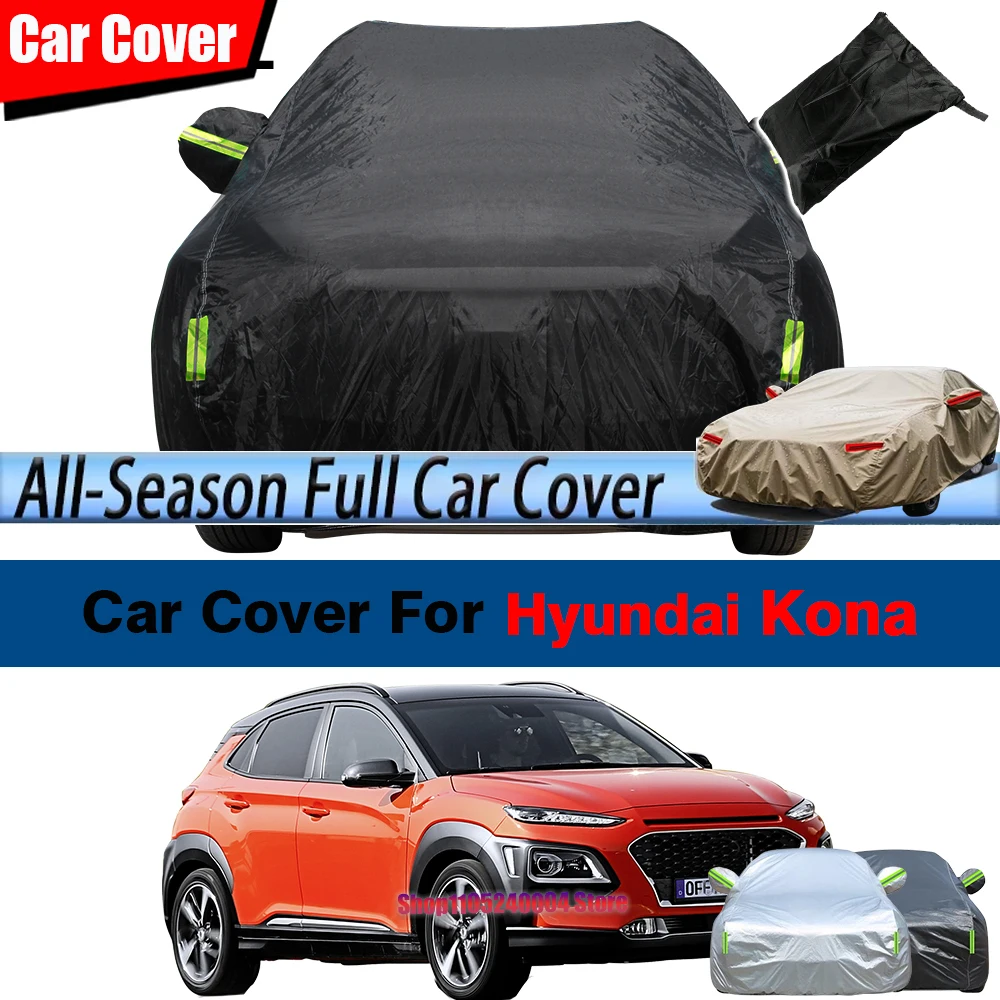 

Waterproof SUV Car Cover Anti Sun UV Snow Rain Ice Dust Resistant For Hyundai Kona Encino Kauai