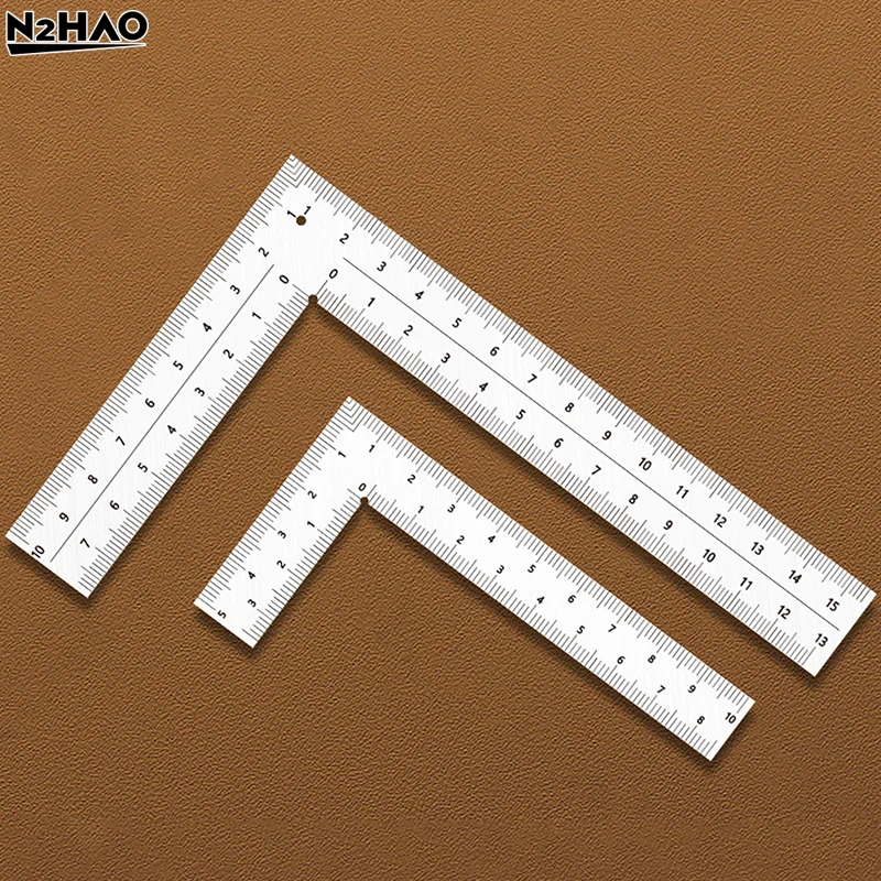 L Square Ruler Mini Framing Ruler Measuring Layout Tool Stainless Square Right Angle Ruler Precision For Building Framing Gauges