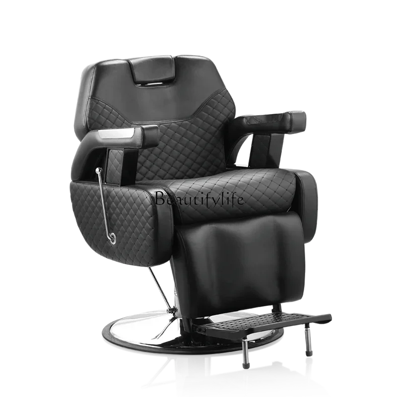 88.Men can put down the barber chair, barber shop hair cutting chair, beauty shop hair chair