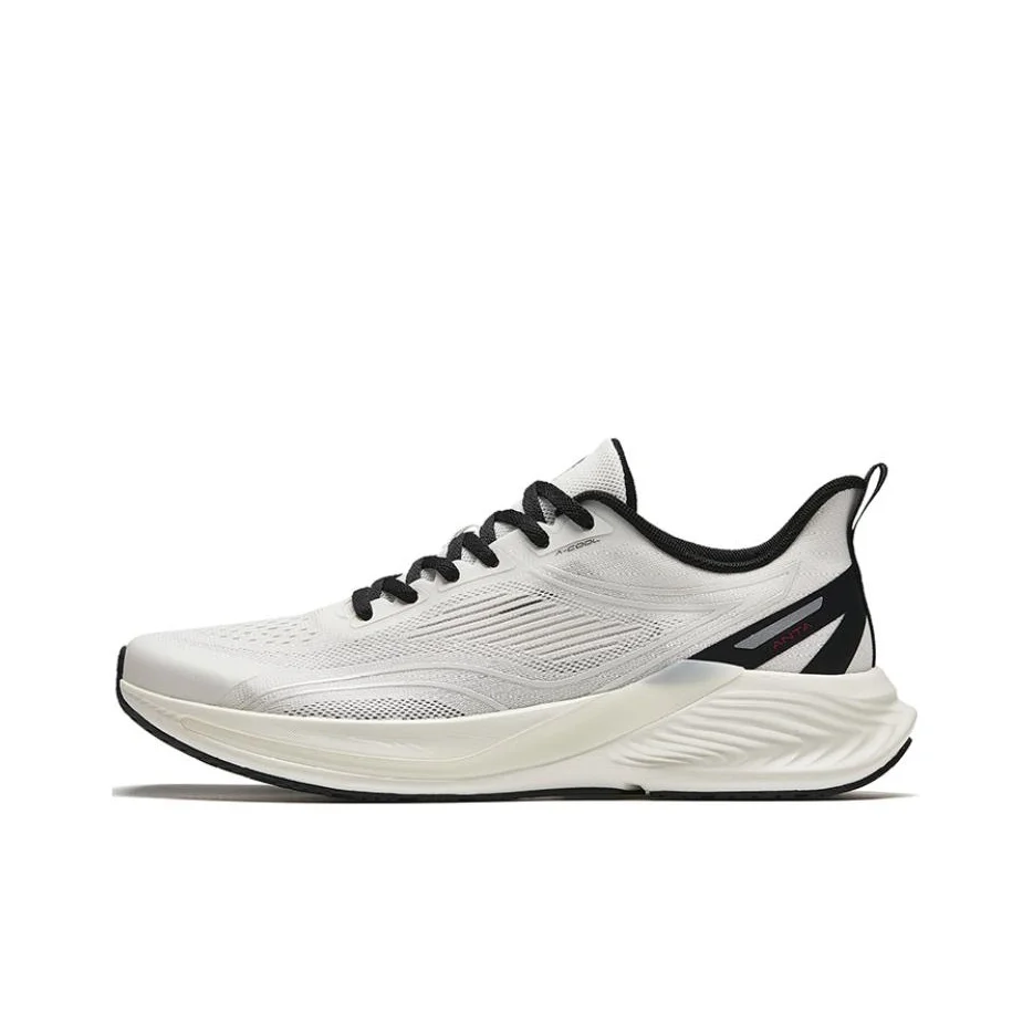 

Anta Hydrogen Run 6 Comfortable Cushioning, Wear Resistant Low top Running Shoes Men's Black White 112425540-1