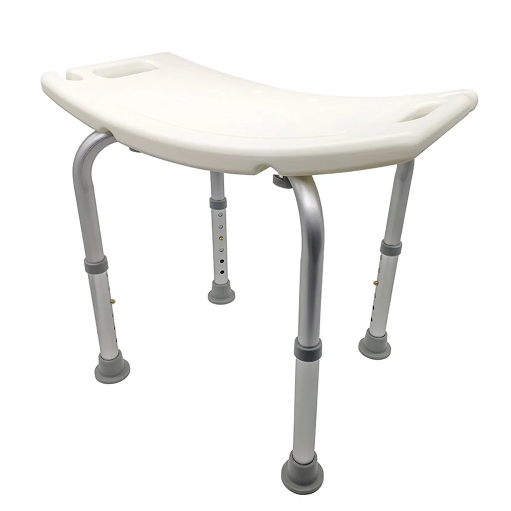 Chaise de salle de bain et de douche pliante pour personnes âgées, tabouret de bain, banc de douche antidérapant, 6 vitesses réglables en hauteur