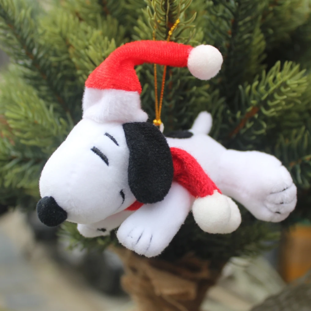 1 قطعة 10 سنتيمتر الفول السوداني عيد الميلاد سنوبي أفخم قلادة اللعب هدية عيد الميلاد اللعب شجرة عيد الميلاد زخرفة اللعب #4