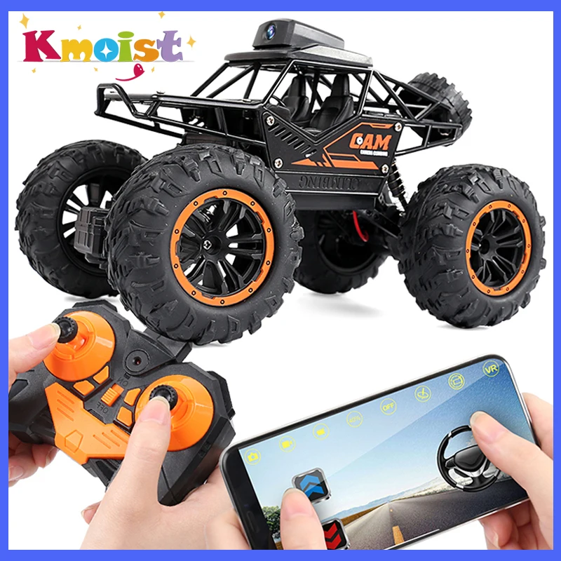 

1:18 RC Cars Radio Controlled Car App Remote Control Car Wifi Camera Hd Rc 4Wd Buggy Suv Electric Car Toys for Boys Climbing Car